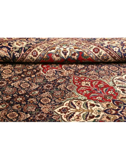 Tappeto Tabriz Persia grigio rosso 200x305