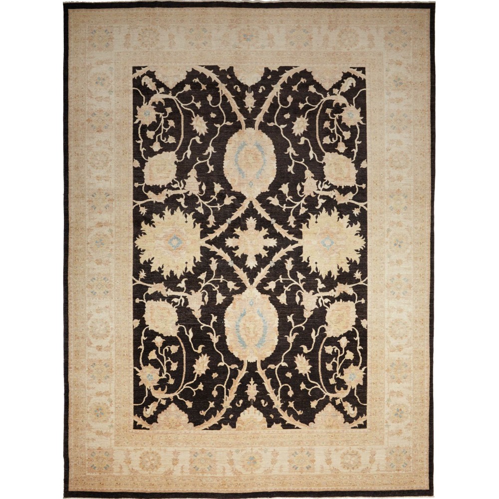 Tappeto Zigler Fine Pakistan marrone grigio 302x409 Tappeto Zigler Fine Pakistan marrone grigio 302x409