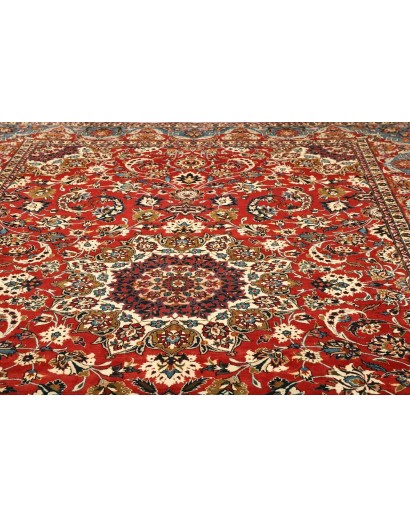 Tappeto Nadjafabad Persia marrone giallo 260x384