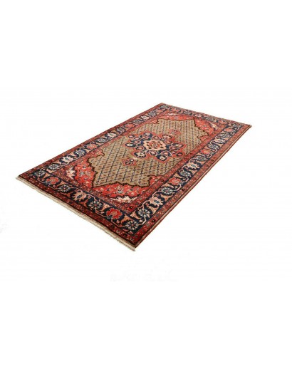 Tappeto Hamadan Persia marrone giallo 132x228