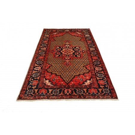Tappeto Hamadan Persia marrone giallo 132x228