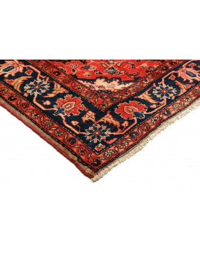 Tappeto Hamadan Persia marrone giallo 132x228