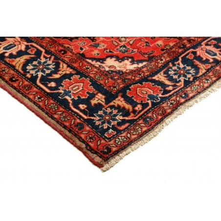 Tappeto Hamadan Persia marrone giallo 132x228