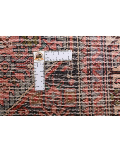 Tappeto Hamadan Persia marrone giallo 132x228