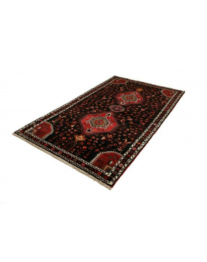 Tappeto Hamadan Persia blu marrone 145x218
