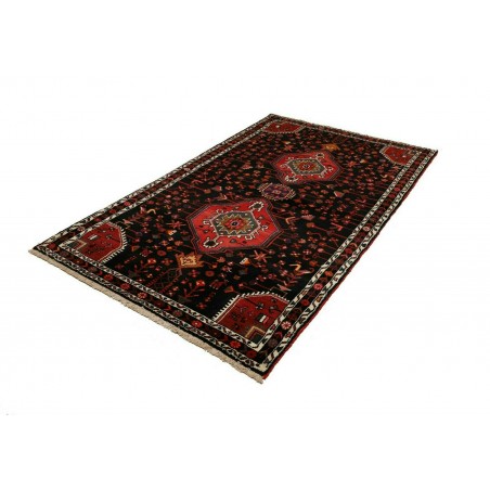 Tappeto Hamadan Persia blu marrone 145x218