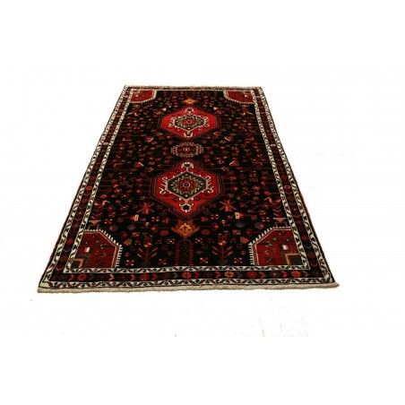 Tappeto Hamadan Persia blu marrone 145x218