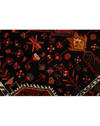 Tappeto Hamadan Persia blu marrone 145x218
