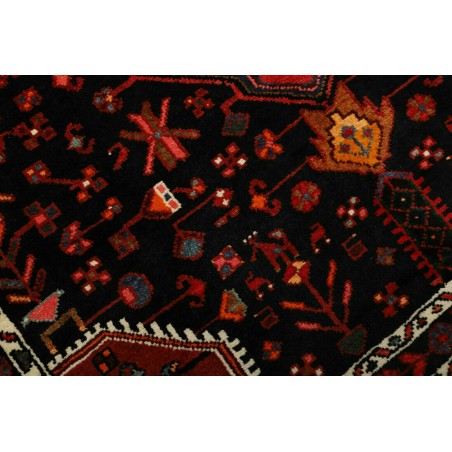 Tappeto Hamadan Persia blu marrone 145x218