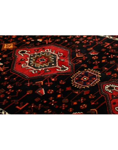 Tappeto Hamadan Persia blu marrone 145x218