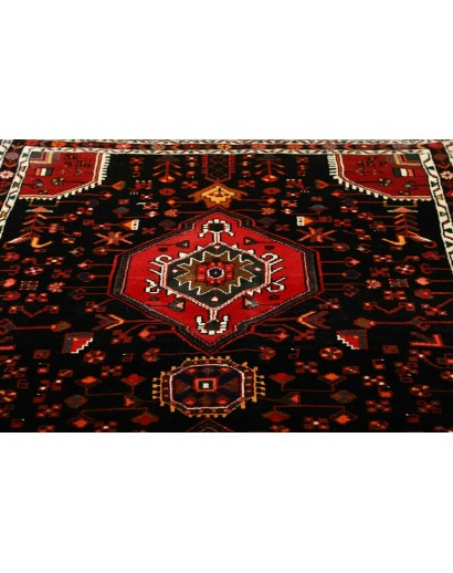 Tappeto Hamadan Persia blu marrone 145x218