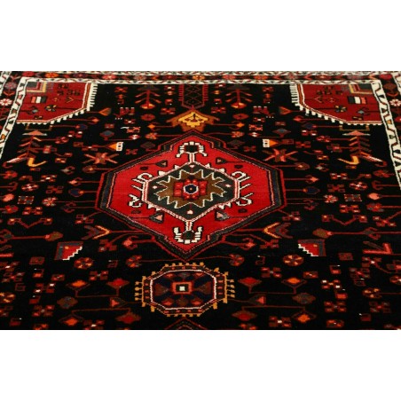 Tappeto Hamadan Persia blu marrone 145x218