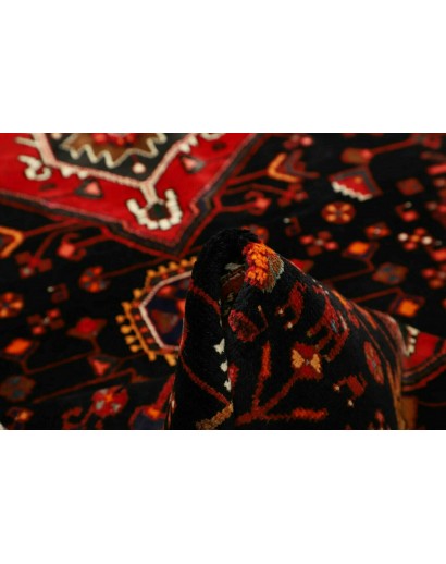 Tappeto Hamadan Persia blu marrone 145x218
