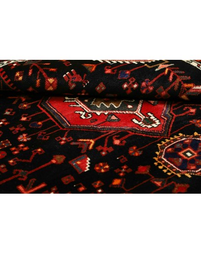 Tappeto Hamadan Persia blu marrone 145x218