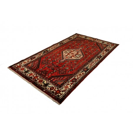 Tappeto Hamadan Persia blu marrone 135x232
