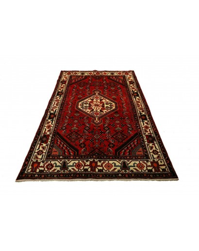 Tappeto Hamadan Persia blu marrone 135x232
