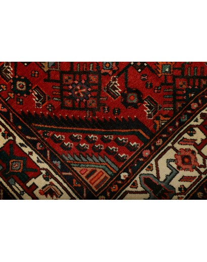 Tappeto Hamadan Persia blu marrone 135x232