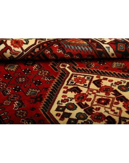 Tappeto Hamadan Persia blu marrone 135x232