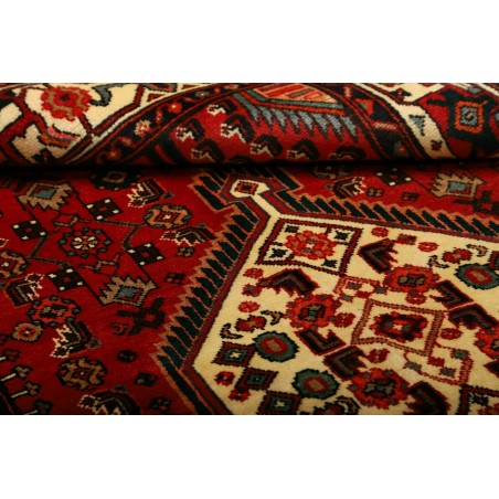 Tappeto Hamadan Persia blu marrone 135x232