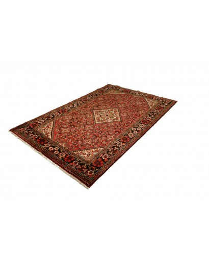 Tappeto Hamadan Persia marrone blu 150x228