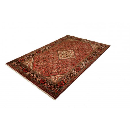 Tappeto Hamadan Persia marrone blu 150x228