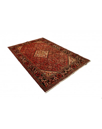 Tappeto Hamadan Persia marrone blu 150x228