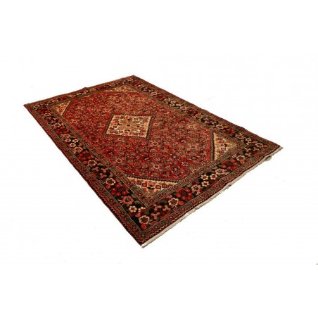Tappeto Hamadan Persia marrone blu 150x228