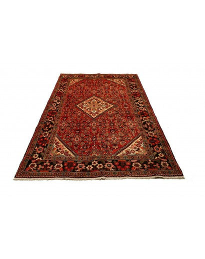 Tappeto Hamadan Persia marrone blu 150x228