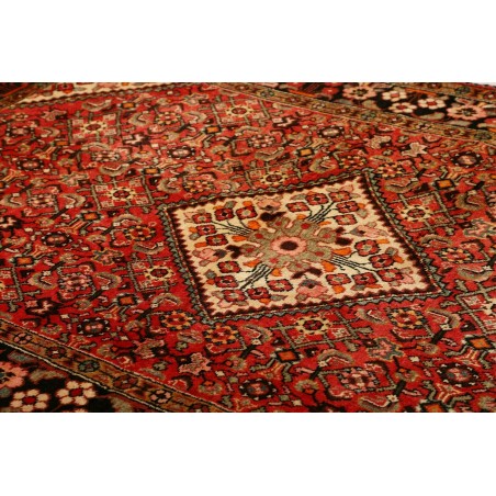 Tappeto Hamadan Persia marrone blu 150x228