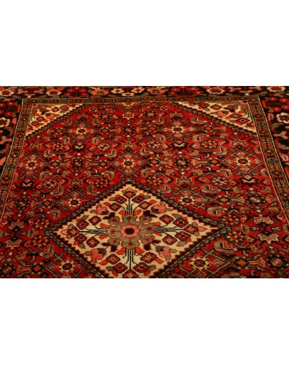 Tappeto Hamadan Persia marrone blu 150x228
