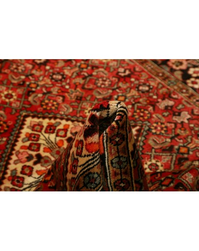 Tappeto Hamadan Persia marrone blu 150x228