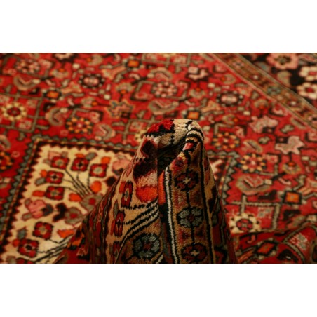 Tappeto Hamadan Persia marrone blu 150x228