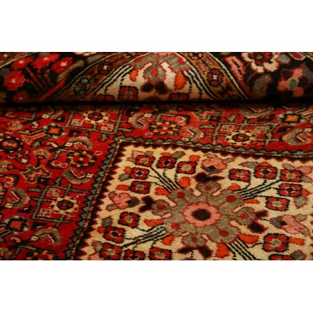 Tappeto Hamadan Persia marrone blu 150x228