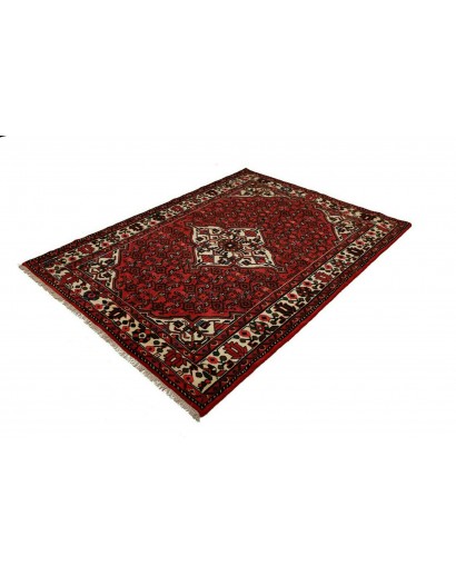 Tappeto Hamadan Persia blu marrone 146x198