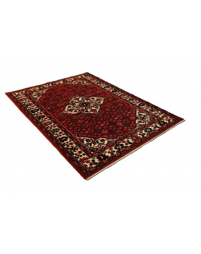 Tappeto Hamadan Persia blu marrone 146x198