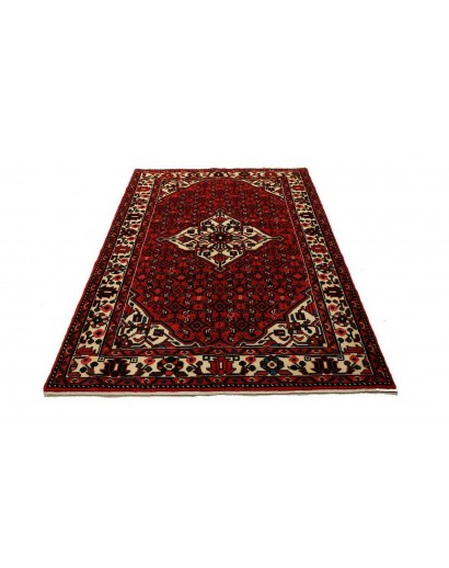 Tappeto Hamadan Persia blu marrone 146x198