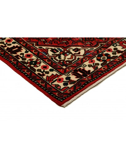 Tappeto Hamadan Persia blu marrone 146x198