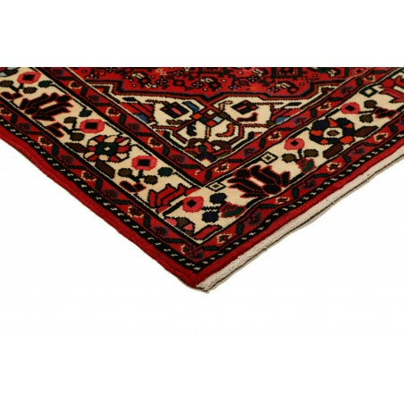 Tappeto Hamadan Persia blu marrone 146x198