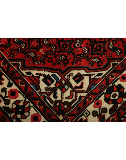 Tappeto Hamadan Persia blu marrone 146x198