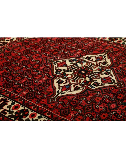 Tappeto Hamadan Persia blu marrone 146x198