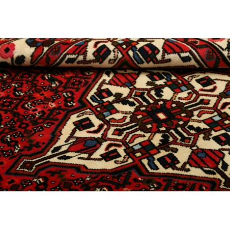Tappeto Hamadan Persia blu marrone 146x198