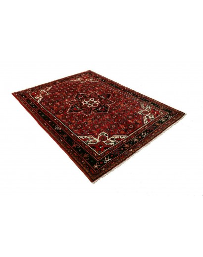 Tappeto Hamadan Persia blu bianco 161x218