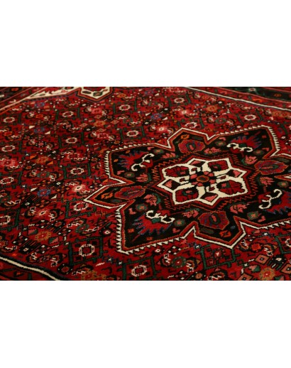 Tappeto Hamadan Persia blu bianco 161x218