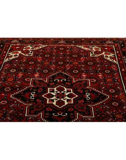 Tappeto Hamadan Persia blu bianco 161x218