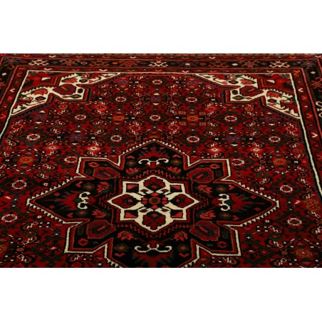 Tappeto Hamadan Persia blu bianco 161x218