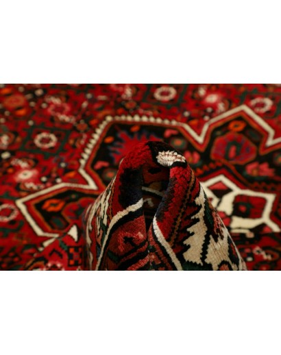Tappeto Hamadan Persia blu bianco 161x218