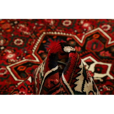 Tappeto Hamadan Persia blu bianco 161x218
