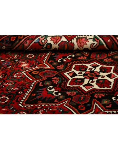 Tappeto Hamadan Persia blu bianco 161x218