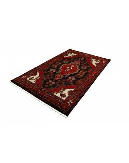 Tappeto Hamadan Persia blu marrone 141x224