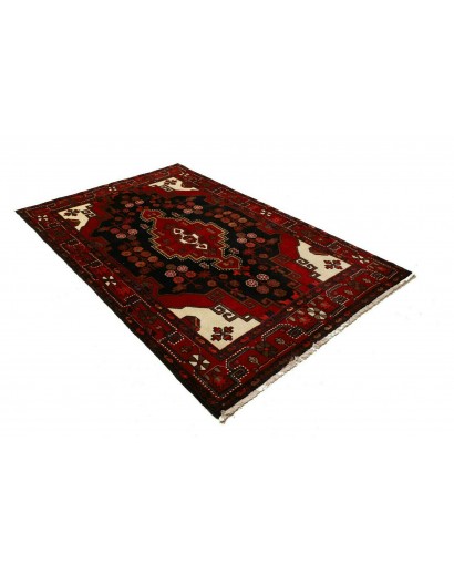 Tappeto Hamadan Persia blu marrone 141x224